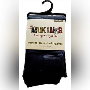 The original Muk Luks Women’s Fleece Lined Leggings. Size S/M. NWT